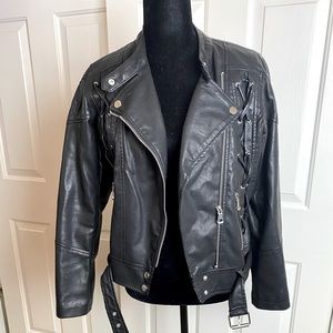 Faux Leather Jacket